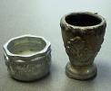 Recalled terracotta ceramic candles