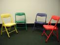 Image of recalled children's folding chairs
