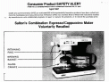 Recalled Combination Espresso/Cappuccino Coffeemaker