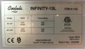 Model (ITEM #:) and batch number located on a label inside of the door of the recalled minifridge