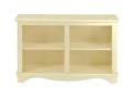 Recalled Antique White Low Rider Bookcase