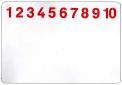 Stencil sheet from recalled "Let's Start™ Numbers" educational kit
