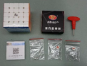 Recalled CuberShop Magnetic Stickerless Speed Cube packaging and game contents including spare magnets packaged separately in a sealed plastic bag