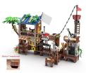 Recalled Cubimana Pirate Ship Building Set and battery compartment