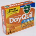 Recalled Vicks Dayquil Cold & Flu Package