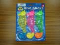Image of recalled dive sticks in packaging