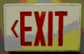 Recalled Emergency Exit Sign