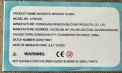    Recalled PIXLABBY Silicone Sensory Magnetic Fidget Sliders, Back of Box