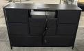 Recalled Furnulem Fabric 8-Drawer Dresser in black (back)