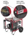 Recalled Porter-Cable portable generator