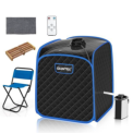Recalled Portable Steam Sauna with accessories, Model Number: BA7635US-BK