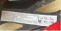 “Model KY-055,” Batch No: 202503” and “Production Date: March 2025” are printed on a label on the inside of the recalled Gudook bicycle helmet.