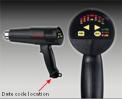 Recalled Heat Gun with date code location