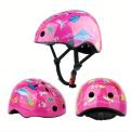 Recalled kids' bike helmet – pink with a sea world print