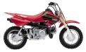 Recalled Honda XR50R off-road motorcycle