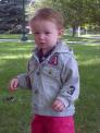 Boy wearing recalled jacket