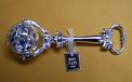 Precious Keepsakes™ silver-plated "New Baby" rattle