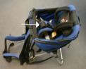 Recalled Kelty K.I.D.S. backpack child carrier with seat height adjustment strap 
