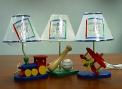 Little Ones wooden accent lamps