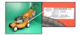 Recalled Husqvarna Lawn Mower with Label