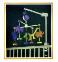 Recalled "John Lennon" crib mobile