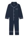 Recalled La Ligne Enfant Bonne Nuit Pajamas in Navy with White Trim