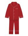 Recalled La Ligne Enfant Bonne Nuit Pajamas in Red with White Trim