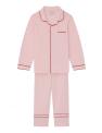 Recalled La Ligne Enfant Bonne Nuit Pajamas in Pink with Red Trim