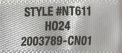 “Style #NT611” or “Style #NT612” and “HO24” are printed on the sewn-in side seam label of the recalled Madewell sweaters