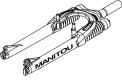 Drawing of recalled "Manitou" bicycle fork