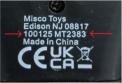 Recalled Misco Sports Badminton Toy (model number on back of paddle handle)