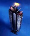 Recalled Sharper Image Power Tower motorized cd rack