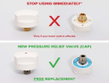 Recalled and Free Replacement Safety Boiler Cap