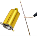 Recalled nvyue Magic Pocket Staff – compressed form in gold (left) and 150cm expanded form in silver (right)