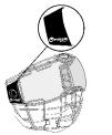 Drawing of recalled hockey face guard
