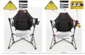Only chairs with warning tags on the back of the chair’s backrest or armrest are included in this recall.