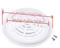 Recalled Replacement White Round Swimming Pool Main Drain Cover