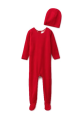 Recalled one-piece, long-sleeved footed pajama sold with matching beenie