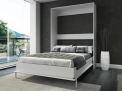 Recalled Murphy bed sold online under the brand names Ivy Bronx, Stellar Home Furniture, and Wade Logan with the bed open.