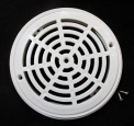 Recalled ABS White Round Pool Main Drain Cover Replacement with Two Screws