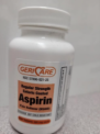 Recalled Geri-Care Brand Regular Strength Enteric Coated Aspirin 325mg tablets 250-count bottle