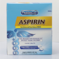 Recalled PhysiciansCare Aspirin in 250 Tablets (125 Packets, 2 tablets each)