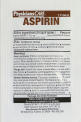 Front of PhysiciansCare Aspirin packet