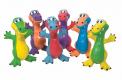 Recalled rubber critter alligator toys set of six