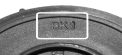 Close-up of the batch code stamped on the inside of the recalled Shell Diving Inflation Valve 