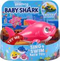 Recalled Robo Alive Junior Baby Shark Sing & Swim Bath Toy in pink