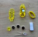 Recalled POPOOO finger lights have three internal button cell batteries that power Jungle Safari character projections