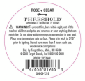 Recalled Threshold Candle Product Label Example Located on the Bottom of the Glass Jar