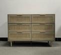 Recalled Rattan 6-Drawer Dressers-Front