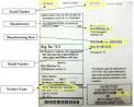 Picture of Recalled Mattress Label